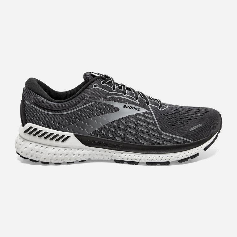 Brooks Adrenaline Gts 21 Australia - Men's Road Running Shoes - Blackened Pearl/Black/Grey (921587-J